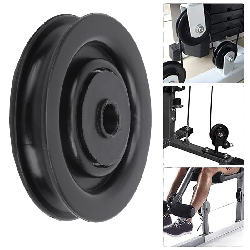 10Pcs Universal Pulley Wheel Fitness Hoisting Equipment Accessories Nylon Bearing