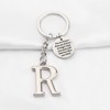 BNQL Letter Keychain Initial Alphabet Initial Letter Pendant with Key