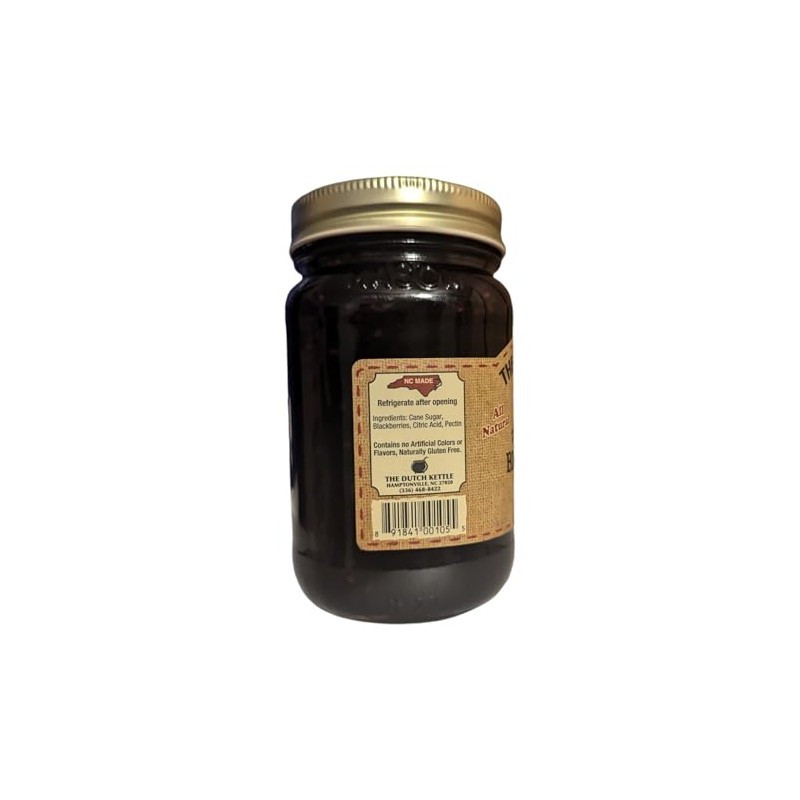 The Dutch Kettle Amish Homemade Black Raspberry Jam - One
