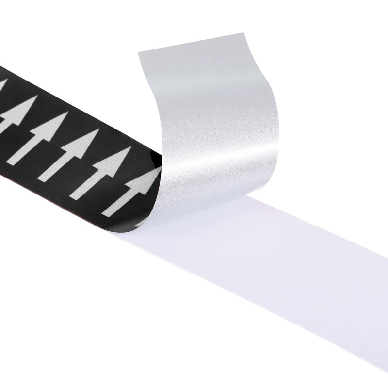 PATIKIL Flow Arrow Tape, Polyethylene Pipe Marking Sticker with Reflective