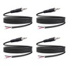 Nadadora 3.5mm Audio Pigtail TRS Male to Bare Wire Stereo