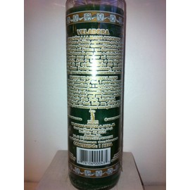 Most Powerful Hand (Mano Poderosa) 7 Day Unscented Green Candle in Glass