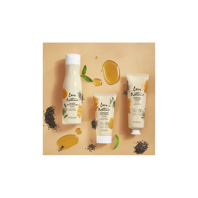 Set Nature Chía Y Miel 3 Piezas Cuidado Facial