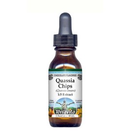 Quassia Wood - Glycerite Liquid Extract (1:5) - Chocolate Flavored (1 fl oz, ZIN: 428408) - 2 Pack