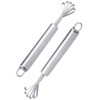 2Pcs Coconut Grater Stainless Steel Coconut Scraper Coconut Grater Fish