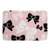 Feelyou Kids Bowknot Bathroom Rugs 16"x24" Bow Bath Mats for