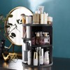 seinlife 360 Rotating Makeup Organizer,DIY Adjustable Spinning Holder,Foldable Cosmetic Storage