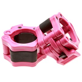 Iron Lab Olympic Barbell Clamps Pair of 2" Inch Pro Collar Set of 2 Black Bar Clips Perfect for Pro Crossfit Strong Lifts and Olympic Training Professional Quality