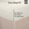 Rohi 16"/40cm Extra Deep Fitted Sheets Super King – Soft