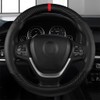 Universal Black PU Leather 15'' 38 cm Car Steering Wheel