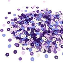 4000 Pieces Purple Mix Polymer Clay Beads Heishi Beads for DIY Jewelry Making Bracelets Necklace Earring,6mm