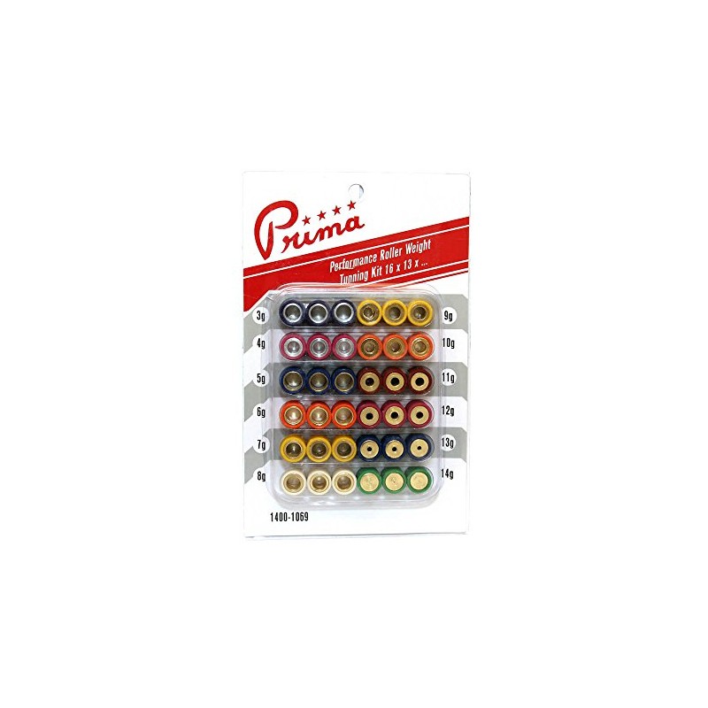 Prima Roller Weight Tuning Kit (16x13, 3g to 14g)