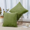 BYTIDE Faux Fur Decorative Square Throw Pillow Covers 20 x