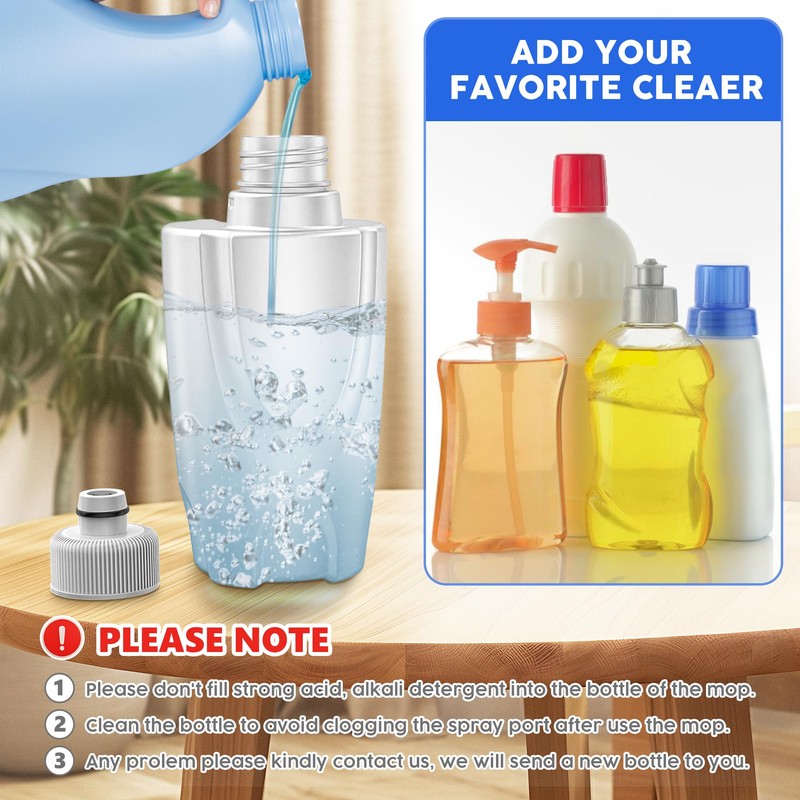 Spray Mop for Hardwood Floors Cleaning: Microfiber Wet Dry Floor