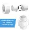 JUUJCH 1/2 inch PVC Female Thread Union,Connectors Female Thread Coupling