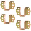 4 PCS Heavy Duty Bed Rail Metal Brackets Support Hinges