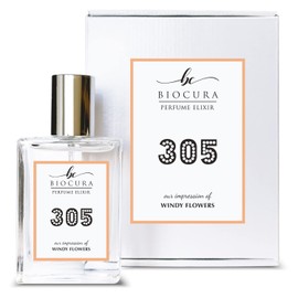 BIOCURA BC Perfume 305 Inspired by Windy Flowers For Women Replica Fragrance Dupes Eau de Parfum Spray Bottle 1.7 Fl Oz/50ml-X1