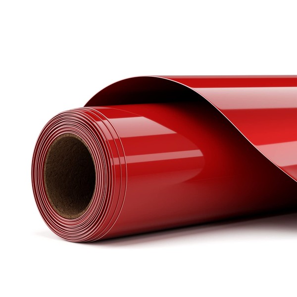 Asoway Flex Film Plotter Textile Red, Plotter Film Textile Heat