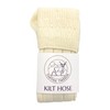 Men's Scottish Wool Kilt Hose Socks (6-9, Plain Cream)