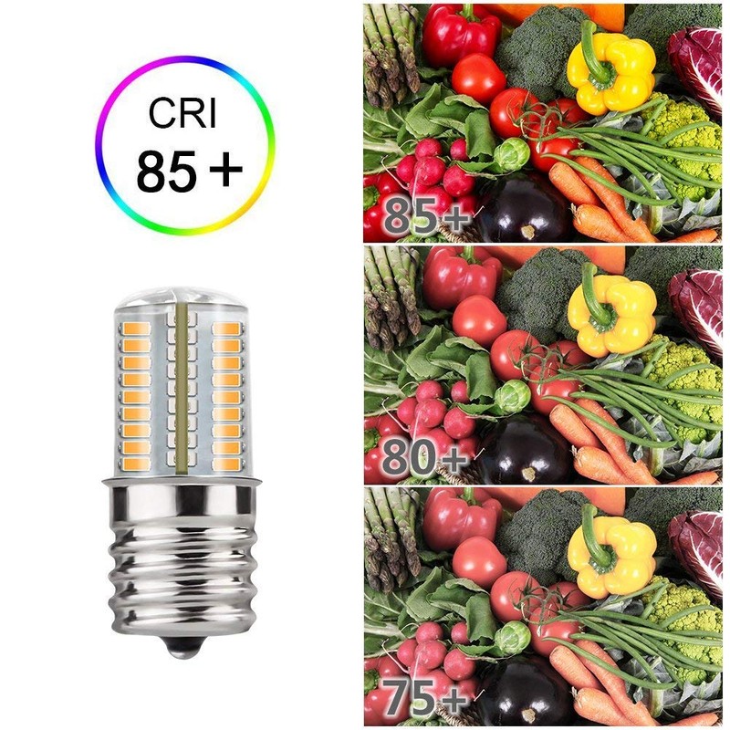 DiCUNO E17 LED Bulb Dimmable, Under Microwave Oven Appliance Light,