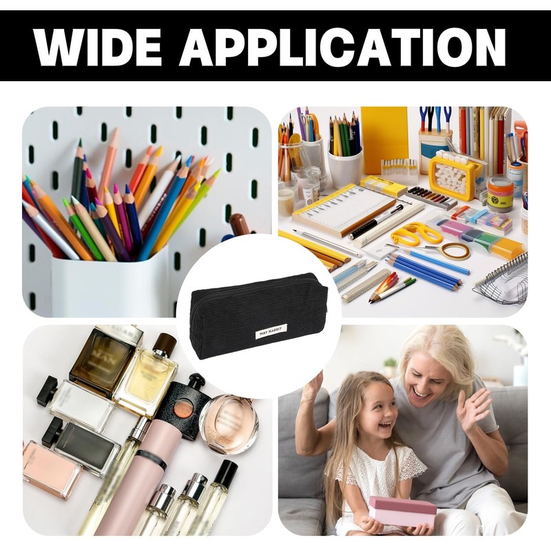NECXON Large Capacity Elegant Pencil Case for Stationery & Cosmetics
