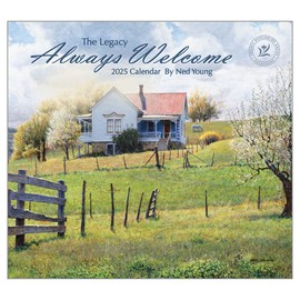 Legacy Always Welcome 13 x 12 Paper 2025 Hanging Wall Calendar
