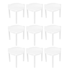 YARNOW Pack of 100 Pizza Table Box Stand Pizza Box Pizza Saver Pizza Tripod Stack Pizza Base Pizza Stacker Pizza Spacer Pizza Support for Home Restaurant Catering Boxes