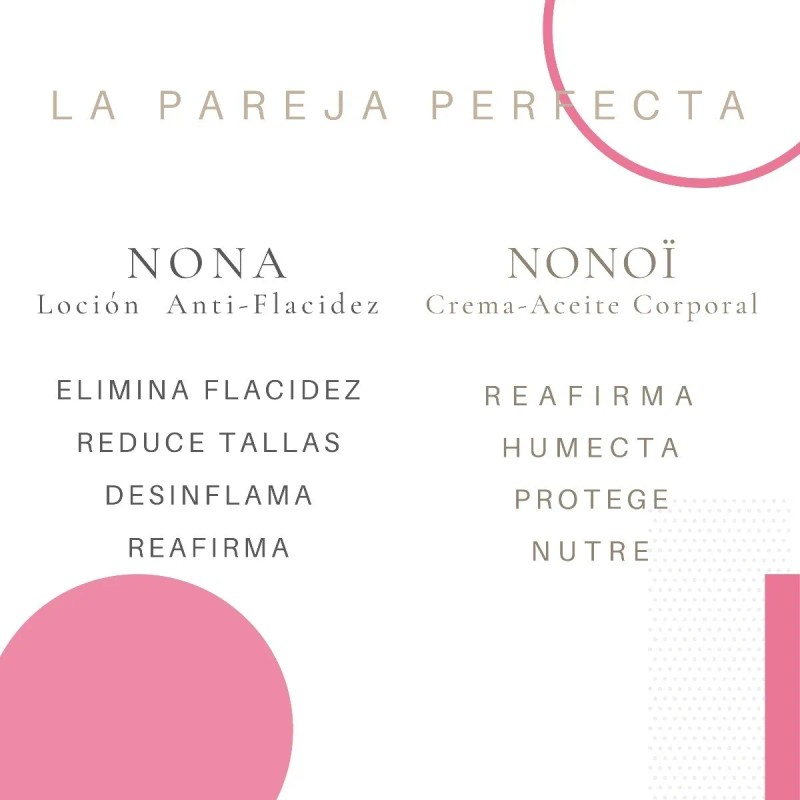Kit Nona Loción Antiflacidez Corporal Nono Crema Aceite Hierbas
