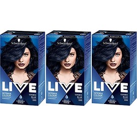Schwarzkopf Live XXL Colour, Cosmic Blue Number 90 - Pack of 3 by Schwarzkopf & Henkel