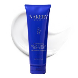 Nakery SkinRecovery - Blsamo de magnesio relajante  Crema para tensar la piel para el cuerpo con SepiLift y Retinol  Blsamo muscular con melatonina...