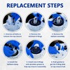 Replace for Dometic 385230980 Pump Bellows Kit For Domatic/Sealand, J