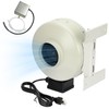 Vanesa M-4DBT Automatic Dryer Booster Exhaust Fan, 200 CFM |