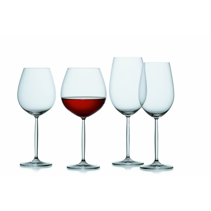 Schott Zwiesel Tritan Crystal Glass Diva Stemware Collection Claret/Bordeaux Goblet,
