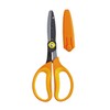 Kutsuwa SS116L Scissors, School Craft Scissors, Left Hand, Yellow