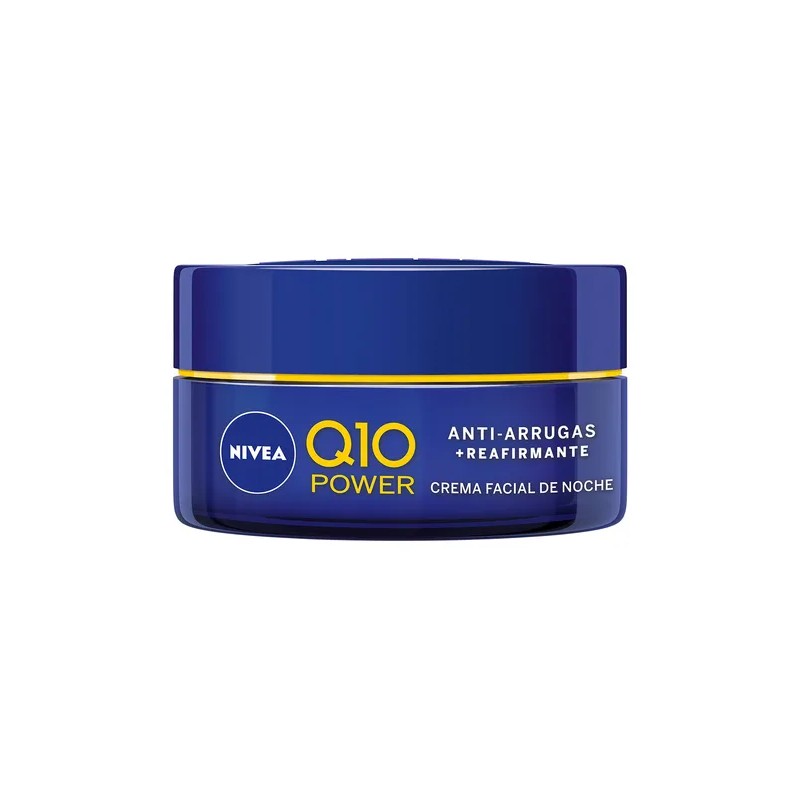 Nivea Q10 Power Crema Facial de Noche, Todo Tipo de