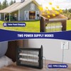 Solar Bug Zapper Outdoor, 4500V Mosquito Zapper Waterproof with Panel