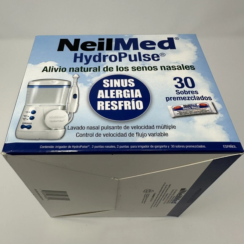 NeilMed HydroPulse All Natural Sinus Relief with 30 Pre-Mixed Packets