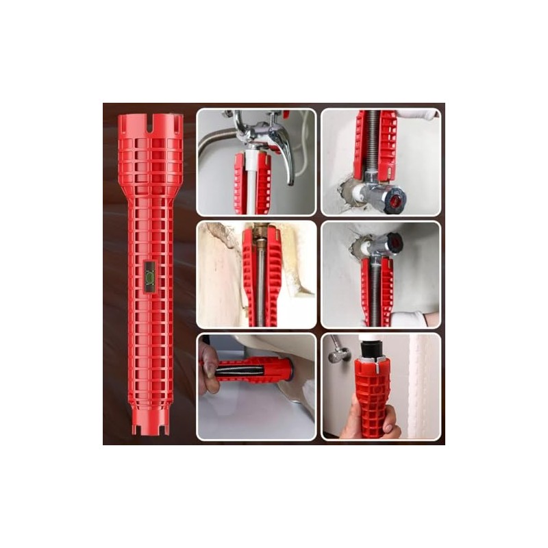 SLNXA 2 Llave De Instalación Lavabo Tubería Multifuncional 8 En