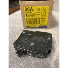Square D QOB120 SQUARE D BOLT-ON CIRCUIT BREAKER 20 AMP 1 POLE 120/240 VAC NEW!!
