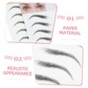 FOMIYES Eyebrow Transfer Stickers for Lazy Days 2pcs Imitation Eyebrows