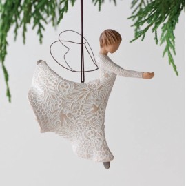 Willow Tree ANGEL DANCE OF LIFE ORNAMENT SCULPTURE HAND PAINTED WILLOW TREE SUSAN LORDI