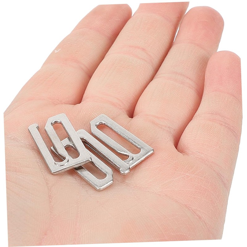 WOONEKY Barber Cape Hooks Replacement Metal Apron Clip for Haircut