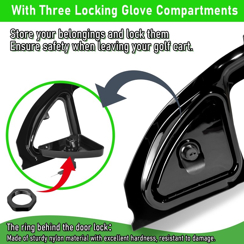 Shu-Ran Golf Cart Dashboard Compatible with 2008.5-Up Club Car Precedent