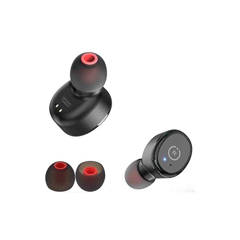 Zotech 9 Pairs (18pcs) Replacement Earbud Tips for TOZO Headphones