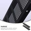 TEHAUX 2pcs Aluminum Alloy Exhaust Vents Breathable Mesh Covers for