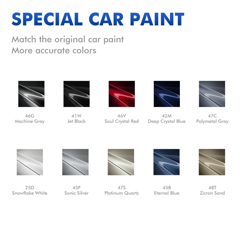 XTryfun 45B Eternal Blue Touch Up Paint for Mazda, DIY