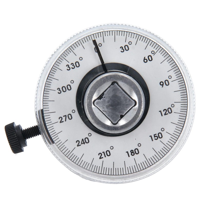 Torque Rotating Gauge 1/2 Torque Wrench Angle Protractor 360 Degrees