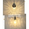 Audickic Pendant Lights Kitchen Island, Modern Brushed Nickel Hanging Lights