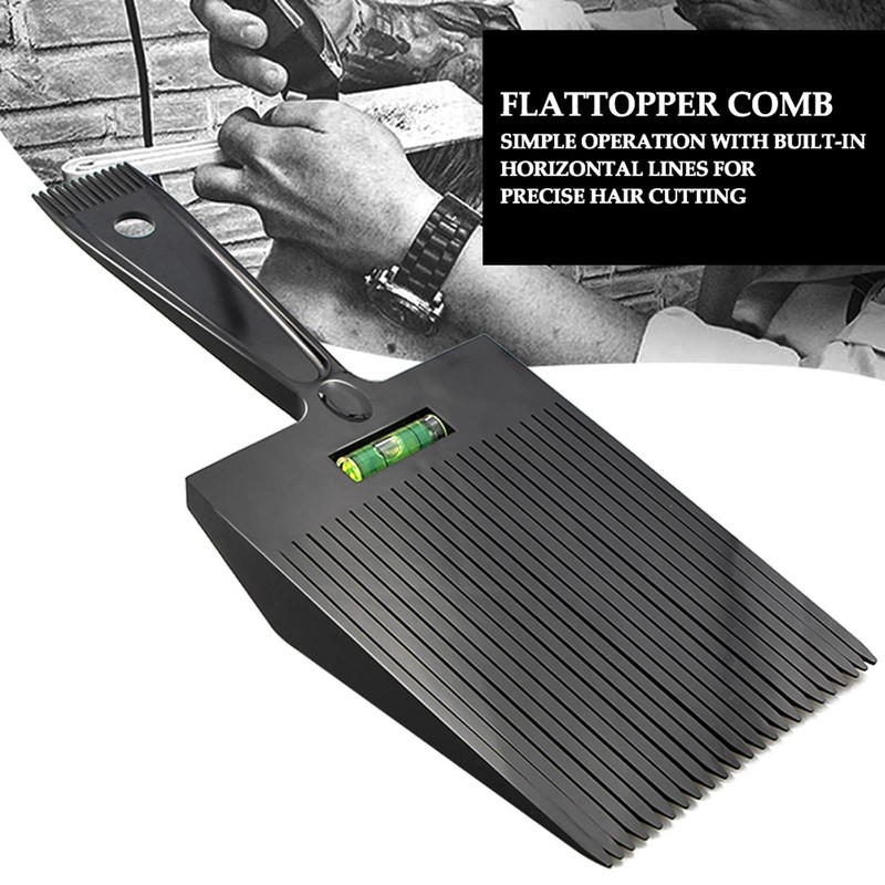 Flat Top Guide Comb, Professional Haircut Level Dual Ended Hair