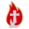 Cross Dove, Water Confirmtion Lapel Pins, Gold, Christian Pins